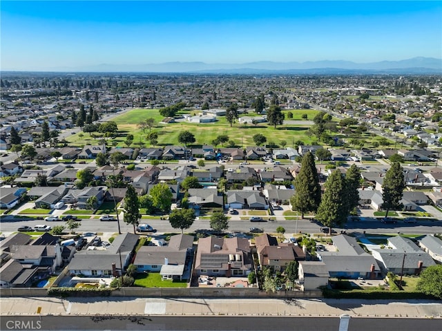 6152 Anthony Ave, Garden Grove, CA 92845 - aerial view of property's location featuring nearby suburban area and mountains