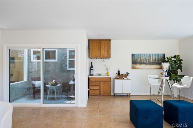 6152 Anthony Ave, Garden Grove, CA 92845 - living area featuring light tile patterned floors and baseboards