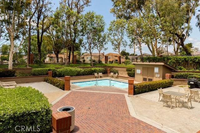 12 Ninos, Irvine, CA 92620 - view of swimming pool with a swimming pool and a patio