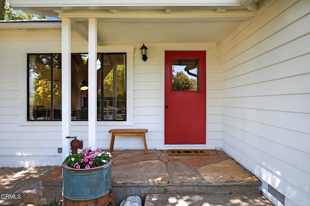 995 S La Luna Ave, Ojai, CA 93023 - doorway to property featuring covered porch