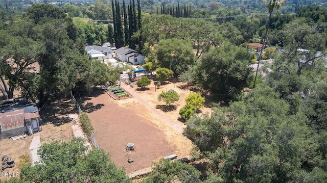 995 S La Luna Ave, Ojai, CA 93023 - aerial view of property and surrounding area with a forest