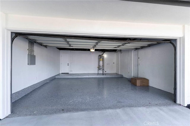 22608 Crespi St, Woodland Hills, CA 91364 - garage featuring electric panel and strapped water heater