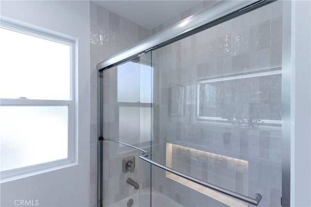22608 Crespi St, Woodland Hills, CA 91364 - bathroom featuring shower / bath combination with glass door
