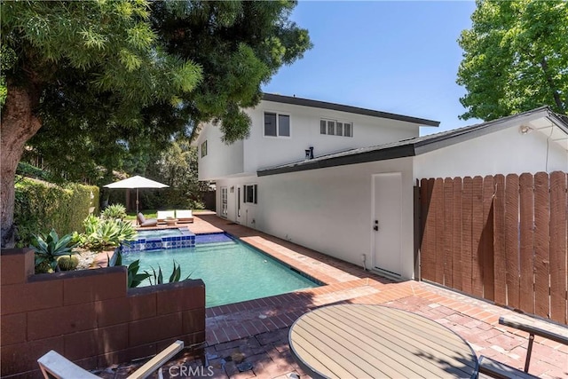 22608 Crespi St, Woodland Hills, CA 91364 - view of pool with a patio and a pool with connected hot tub