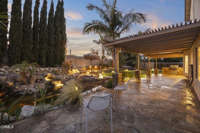 1531 Daphne Ave, Ventura, CA 93004 - fenced backyard featuring a patio and a pergola