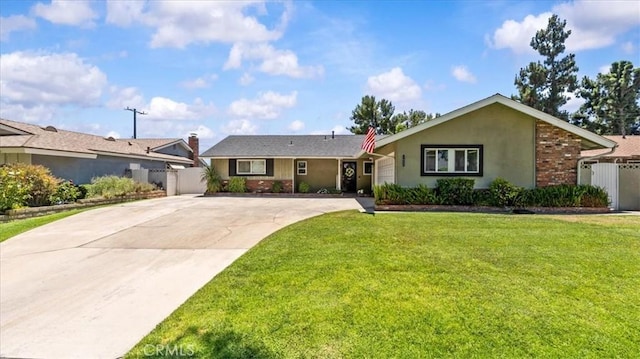 1052 Golden Rain St, Upland, CA 91786 - ranch-style home with driveway and stucco siding