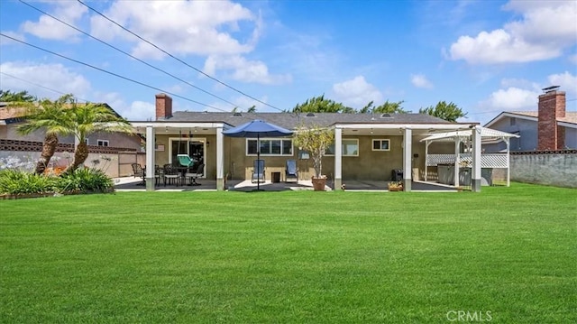 1052 Golden Rain St, Upland, CA 91786 - rear view of house featuring a patio area and stucco siding