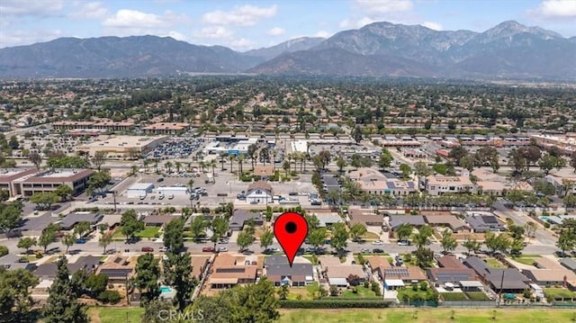 1052 Golden Rain St, Upland, CA 91786 - aerial view of residential area with a mountain backdrop
