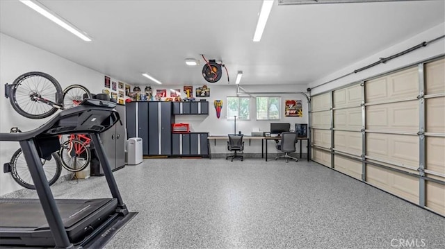1052 Golden Rain St, Upland, CA 91786 - garage featuring a desk