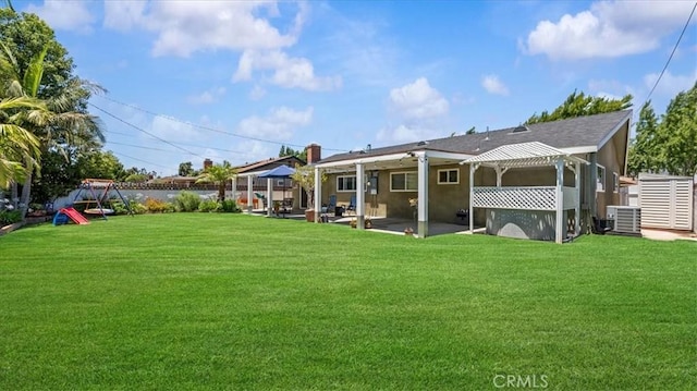 1052 Golden Rain St, Upland, CA 91786 - back of property featuring a gazebo, a patio area, and stucco siding