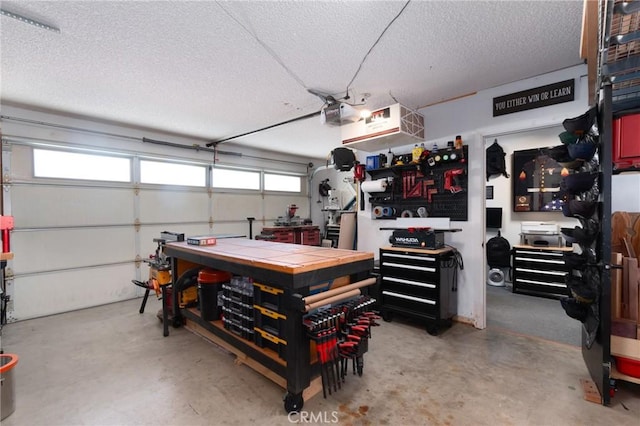 348 Clubhouse Dr, Santa Maria, CA 93455 - garage with a workshop area