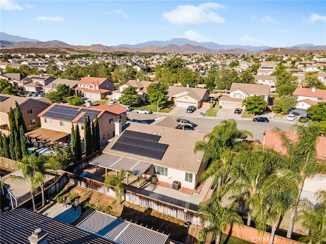 31241 Casera Ct, Menifee, CA 92584 - aerial overview of property's location featuring nearby suburban area and a mountainous background