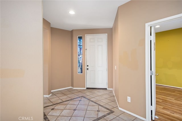 31241 Casera Ct, Menifee, CA 92584 - entryway featuring light tile patterned floors and recessed lighting