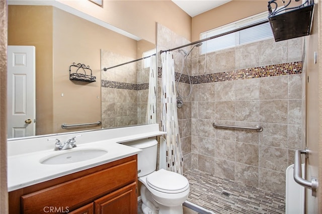 31241 Casera Ct, Menifee, CA 92584 - bathroom featuring vanity and tiled shower