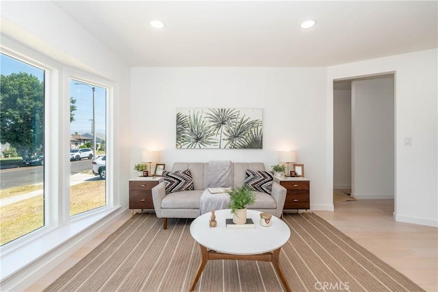 8168 Summerfield Ave, Whittier, CA 90606 - living room with recessed lighting and baseboards