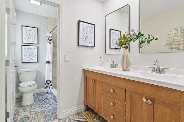 26551 Fresno Dr, Mission Viejo, CA 92691 - full bathroom featuring double vanity and a shower with curtain