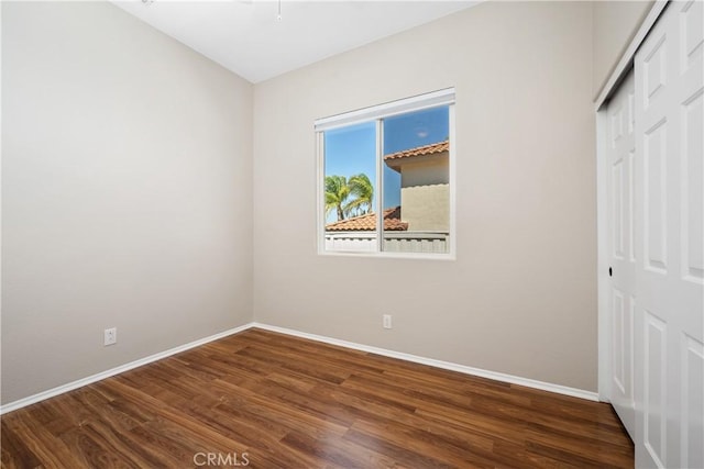 42730 Settlers Rdg, Murrieta, CA 92562 - unfurnished bedroom with wood finished floors and a closet