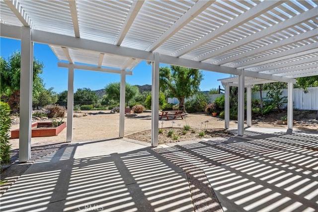 42730 Settlers Rdg, Murrieta, CA 92562 - fenced backyard with a pergola and a patio area