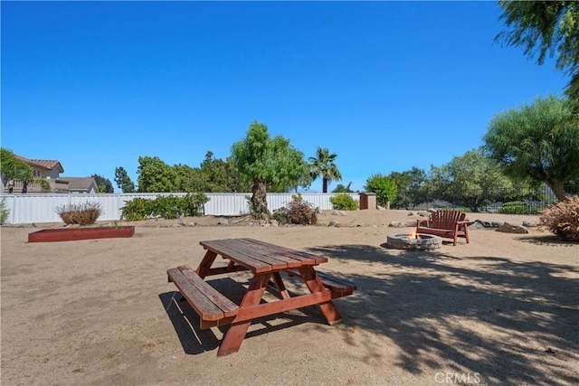 42730 Settlers Rdg, Murrieta, CA 92562 - fenced backyard featuring a fire pit