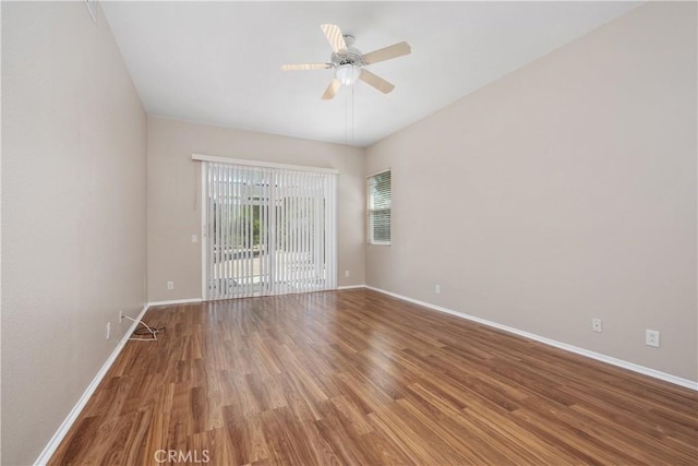 42730 Settlers Rdg, Murrieta, CA 92562 - empty room with wood finished floors and ceiling fan