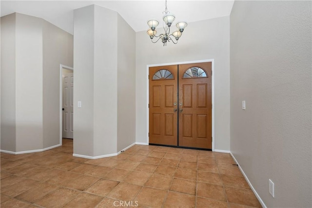 42730 Settlers Rdg, Murrieta, CA 92562 - foyer entrance featuring a chandelier and a towering ceiling