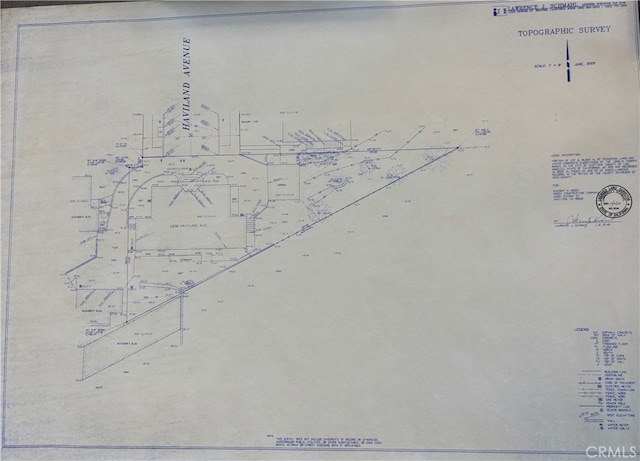 6233 Haviland Ave, Whittier, CA 90601 - survey map / technical document