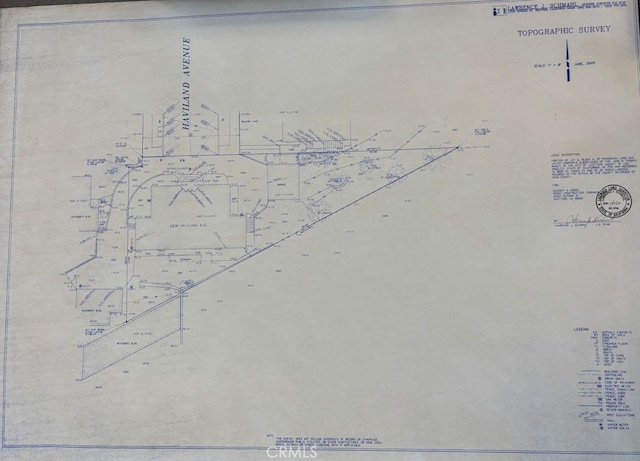 6233 Haviland Ave, Whittier, CA 90601 - survey map / technical document