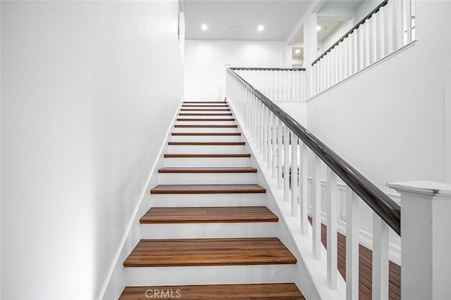 11905 Flicker Cv, Corona, CA 92883 - staircase with recessed lighting