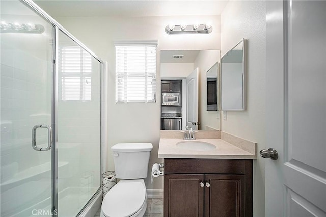 11905 Flicker Cv, Corona, CA 92883 - full bathroom featuring vanity and a shower stall