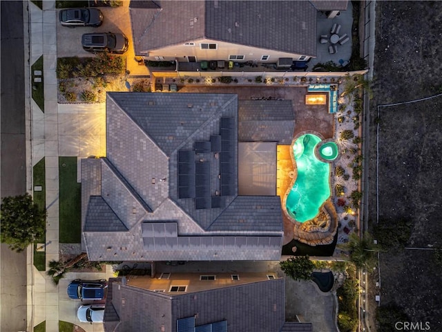11905 Flicker Cv, Corona, CA 92883 - bird's eye view of a pool