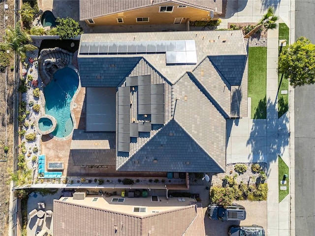 11905 Flicker Cv, Corona, CA 92883 - drone / aerial view of a pool area