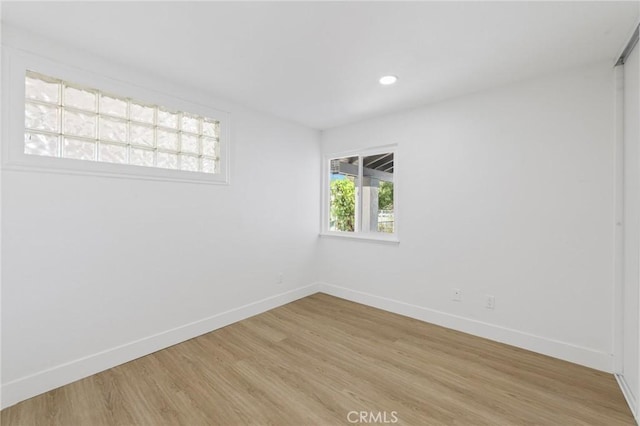 22959 Vought St, Moreno Valley, CA 92553 - spare room featuring light wood-type flooring and recessed lighting