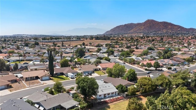 22959 Vought St, Moreno Valley, CA 92553 - aerial view of residential area featuring a mountain backdrop