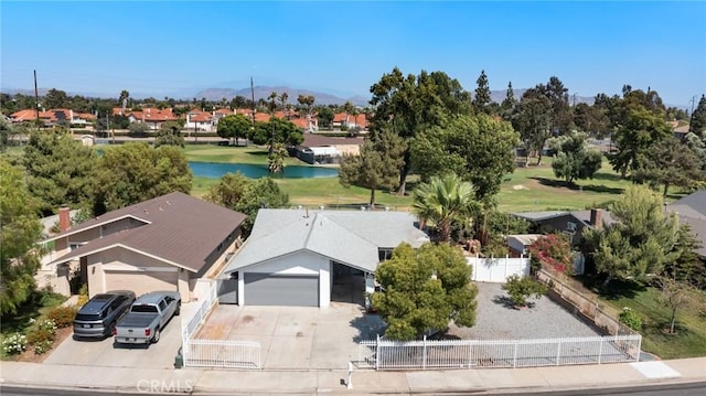 22959 Vought St, Moreno Valley, CA 92553 - aerial perspective of suburban area featuring a large body of water and a golf club