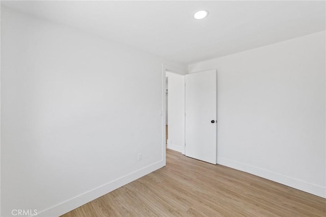 22959 Vought St, Moreno Valley, CA 92553 - unfurnished room with light wood-style floors and recessed lighting