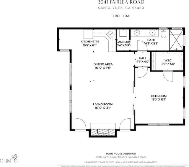 3041 Fairlea Rd, Santa Ynez, CA 93460 - view of floor plan / room layout