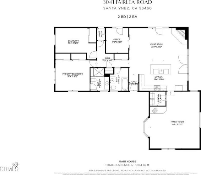 3041 Fairlea Rd, Santa Ynez, CA 93460 - view of home floor plan