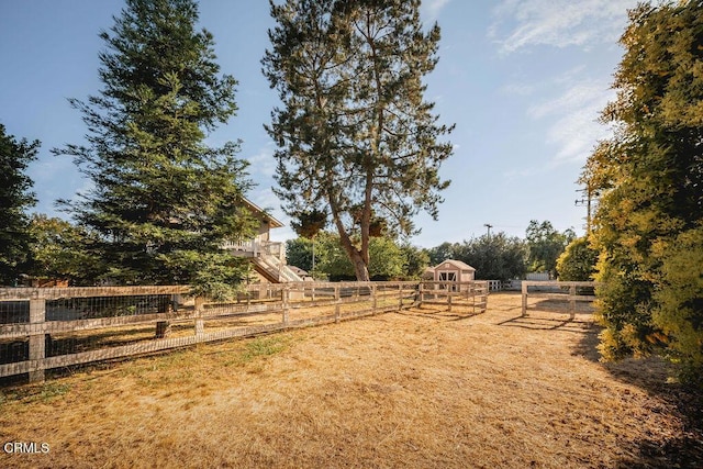 3041 Fairlea Rd, Santa Ynez, CA 93460 - view of yard with an outbuilding and a rural view
