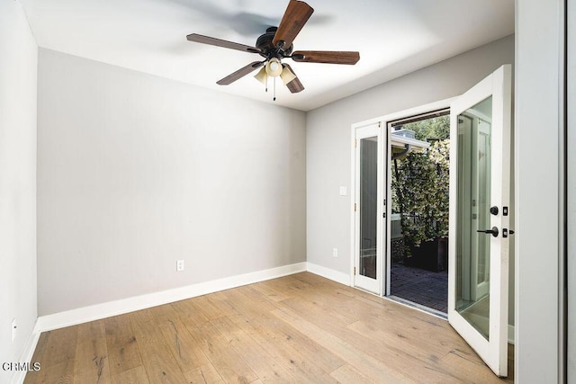3041 Fairlea Rd, Santa Ynez, CA 93460 - unfurnished room featuring light wood finished floors and ceiling fan