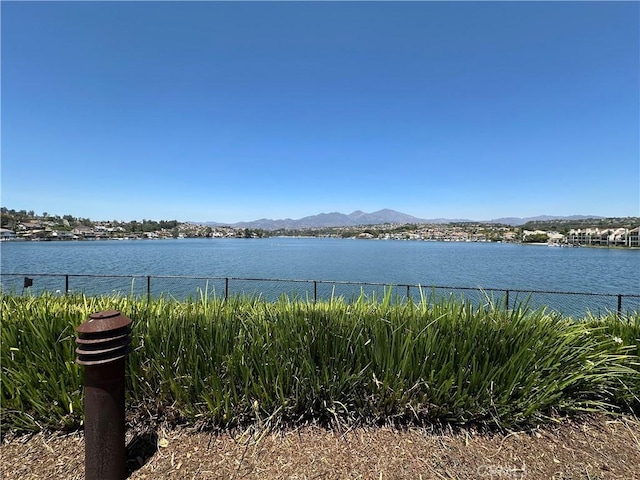 27721 Rubidoux, Mission Viejo, CA 92692 - water view featuring a mountainous background
