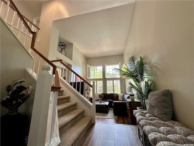 27721 Rubidoux, Mission Viejo, CA 92692 - stairs featuring wood finished floors