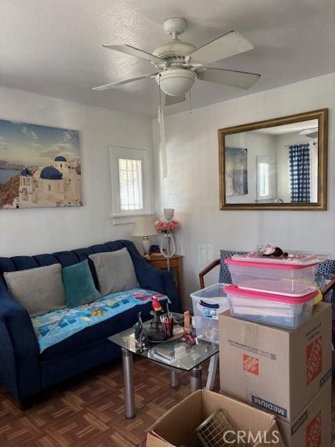 711 N Crane Ave, Compton, CA 90221 - living area featuring ceiling fan