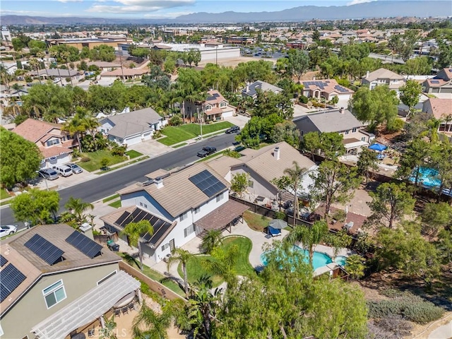 775 Via Blairo, Corona, CA 92879 - aerial view of residential area featuring a pool area and a mountainous background