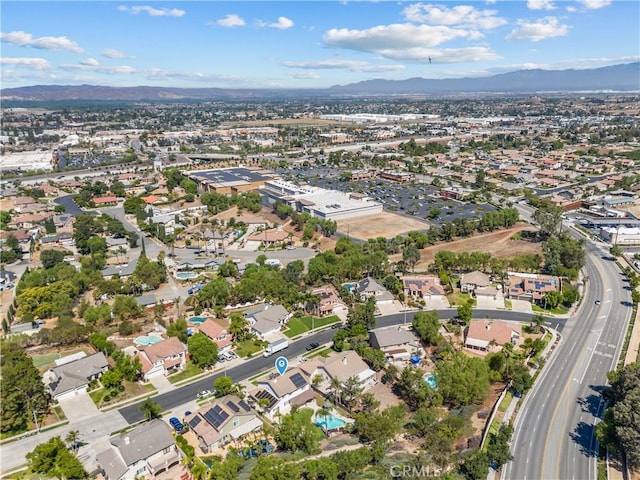 775 Via Blairo, Corona, CA 92879 - aerial view of property and surrounding area featuring a mountain backdrop and nearby suburban area