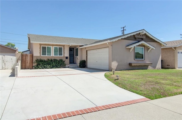 12517 Walcroft St, Lakewood, CA 90715 - single story home with a garage, stucco siding, and concrete driveway