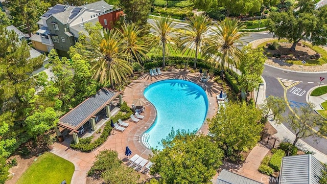 5 Duxbury St, Ladera Ranch, CA 92694 - bird's eye view of a pool and a tree filled landscape