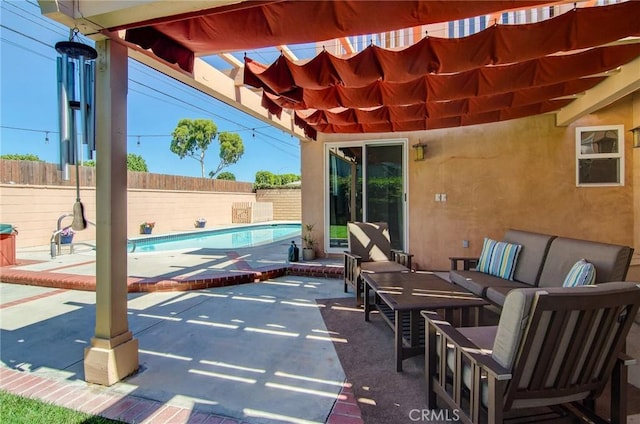 1251 Hackett Ave, Long Beach, CA 90815 - view of patio with an outdoor hangout area