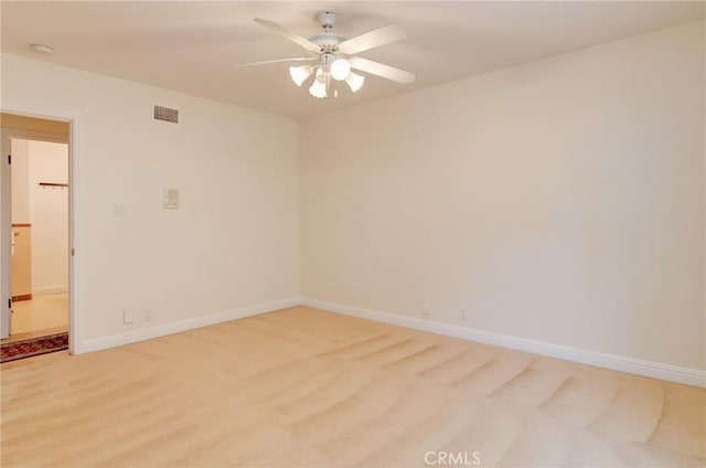 1251 Hackett Ave, Long Beach, CA 90815 - spare room featuring light colored carpet and a ceiling fan