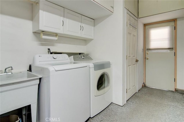 1251 Hackett Ave, Long Beach, CA 90815 - laundry area with cabinet space, washing machine and dryer, and light carpet