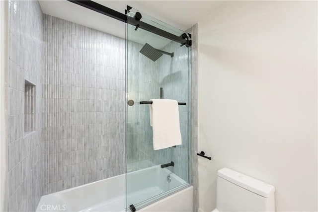 19281 Sierra Inez Rd, Irvine, CA 92603 - bathroom with shower / bath combination with glass door and toilet